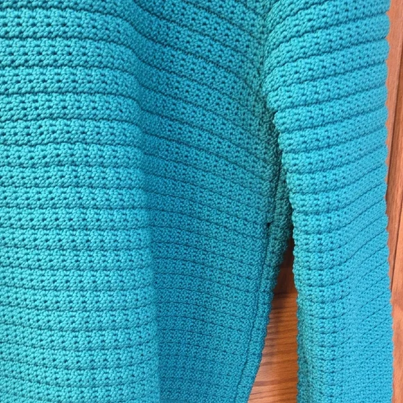 Talbots Turquoise Cardigan Sweater - Picture 9 of 9